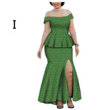 New Popular African Ethnic Printing Batik All Cotton Large Fashion Casual Suit Afripride1925005