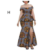 New Popular African Ethnic Printing Batik All Cotton Large Fashion Casual Suit Afripride1925005