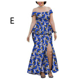 New Popular African Ethnic Printing Batik All Cotton Large Fashion Casual Suit Afripride1925005