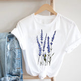 Cactus Cartoon Sweet Lady Street Fashion Clothing Printed Tee T-Shirt