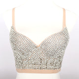 Fashion Ladies Camisole And Beaded Bra