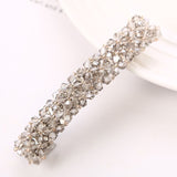 Hairpin Four Rows Of Crystal Braided Spring Clip Hair Accessories For Women