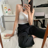 Nan Tao Sexy Lace Beauty Back Ladies Wrapped Chest Bottoming Sling Bra Pad Girl Hollow Tube Top