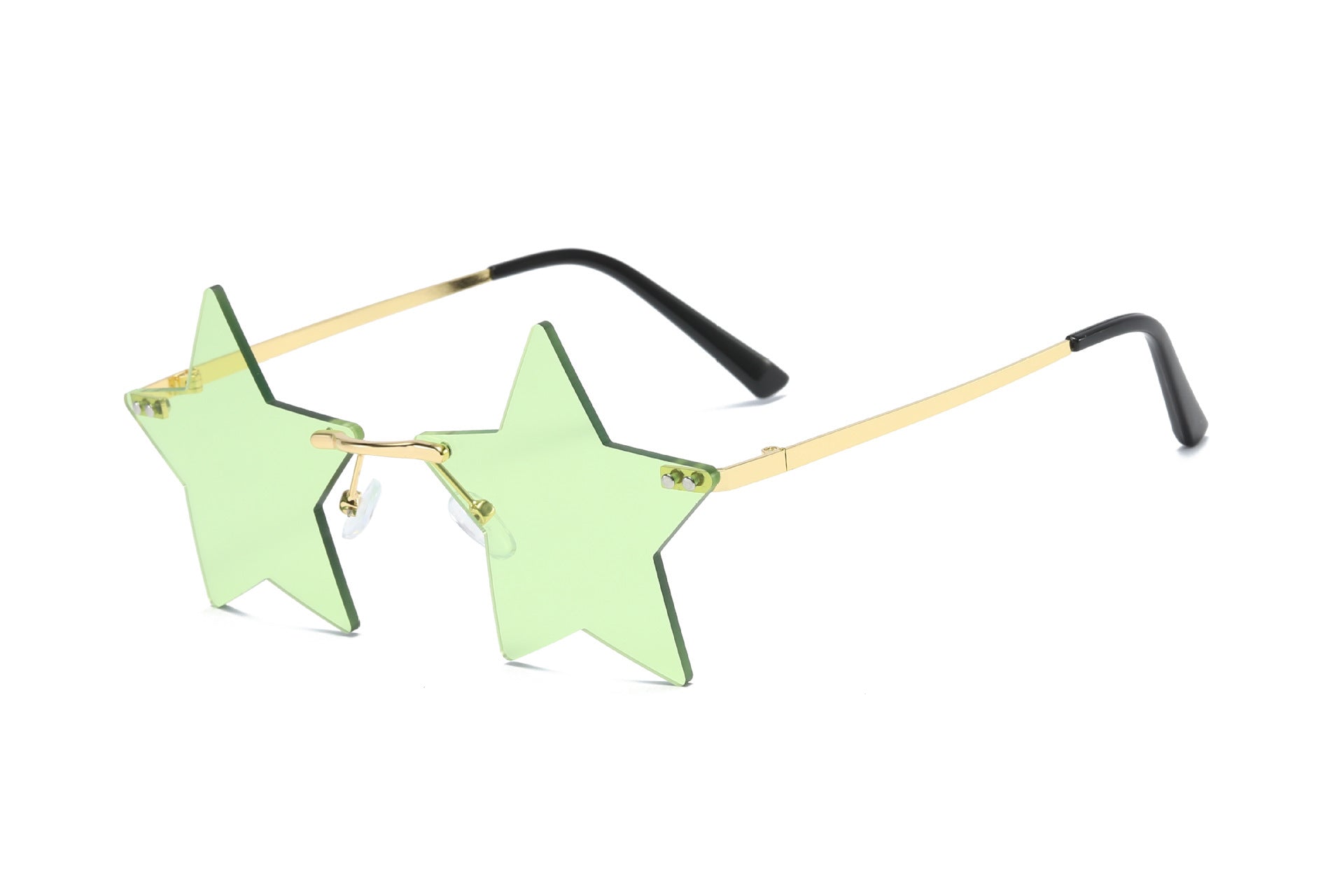Rimless Star Fashion Small Sun glasses