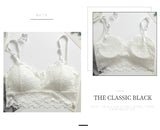 Sexy Ladies Tube Top With Double Shoulder Straps Lace Embroidery