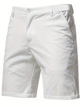 Outdoor Casual Straight-leg Slim Cropped Pants Plus Size Pure Color Cotton Camping Shorts
