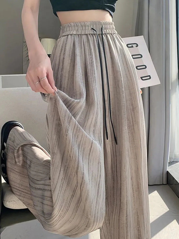 Summer Lazy Small Wide-leg Pants For Women