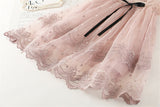 3-8 years kids gown lace casual dress
