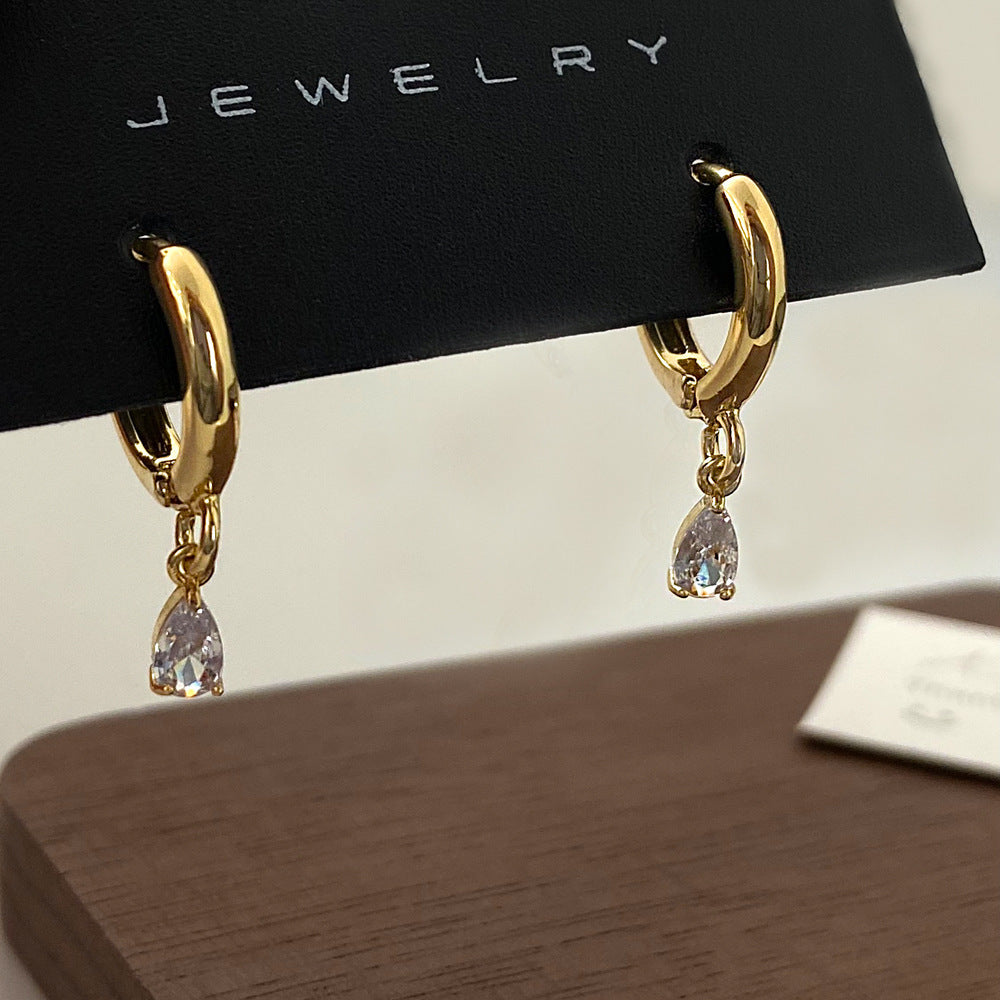 Minority Simple Elegant Women's All-match Super Fairy Zircon Necklace