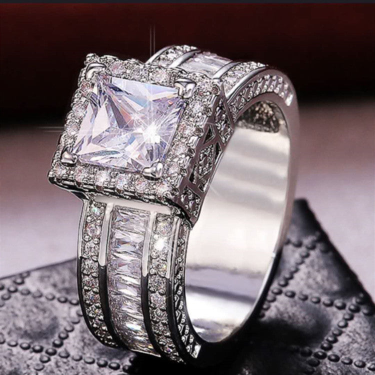 Silver Fashion Female Ring Engagement
