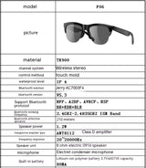 Wireless Touch Bluetooth Headset Sun Glasses