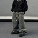 Retro Washed Gradient Jeans For Men