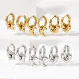 XINGX Earrings Stainless Steel Glossy Earrings