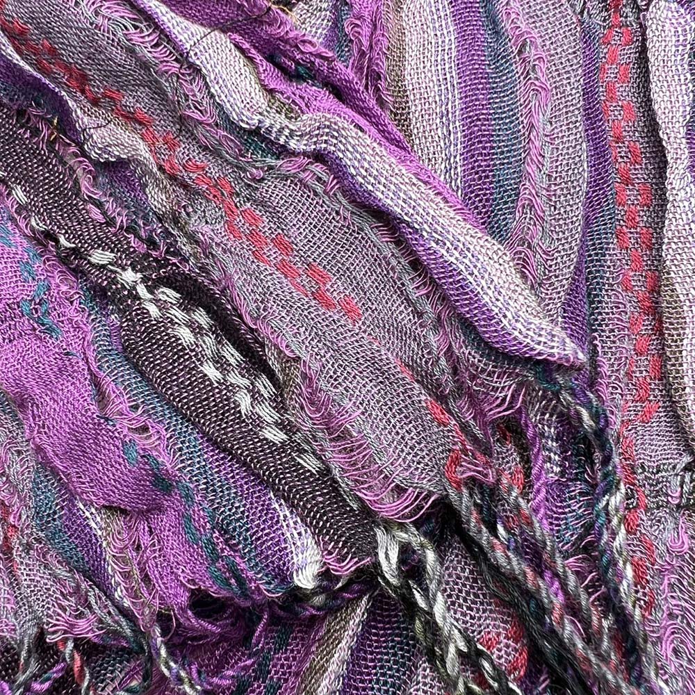 Royal Purple Jacquard Pattern Scarf,Regal Textured Scarf ,Luxe Look For Evening Wear,Scarf,vacation,daily Life,evening Party,Office Appropriate Subtlety For Women Men