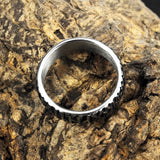 Men's Fashion Retro Titanium Steel Ring