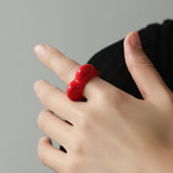 Original Design Color Three-dimensional Enamel Ring