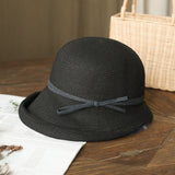 Female retro summer straw hat