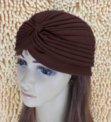 Indian headscarf, hood, earmuff, yoga pullover, multi color pleated hat