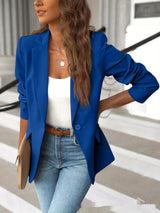 Amazon Cross-border Foreign Trade Women's New Suit Jacket Temperament Commute Slim Jacket