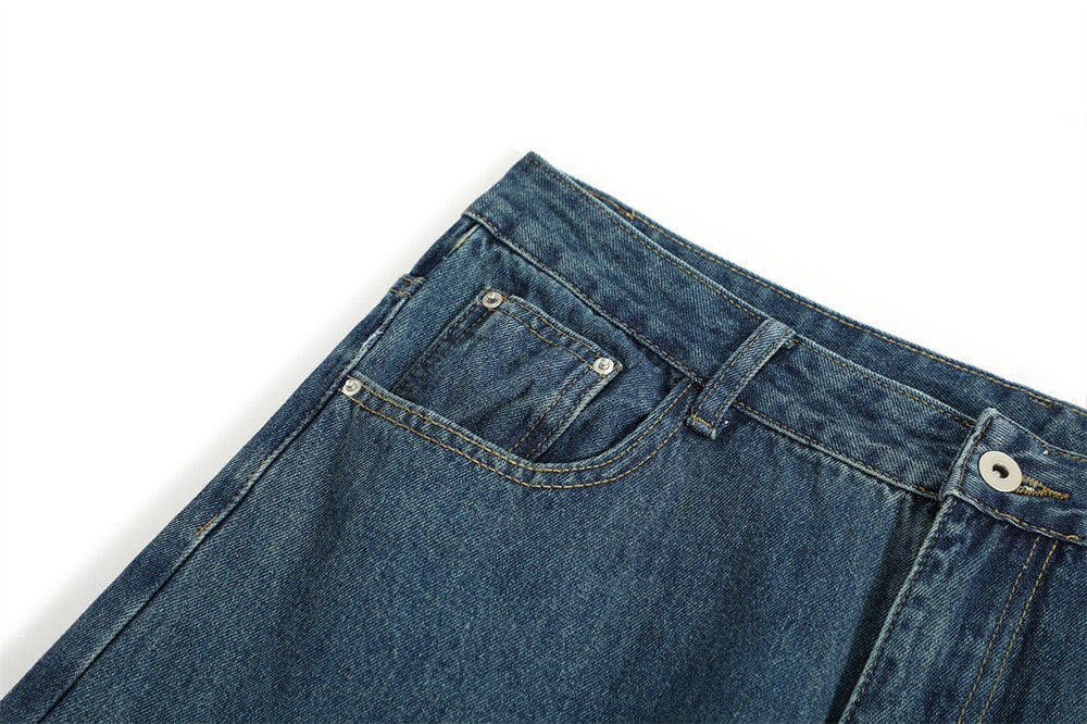 Fashion Personality Denim Trousers Men