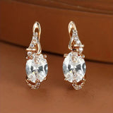 Hot Sale Eardrops Finely Inlaid Stud Earrings