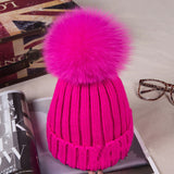 Fur ball fur hat