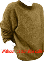 Women's fake two-piece sweater