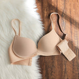 Ladies Gathering No Steel Ring Simple Breathable Underwear Bra