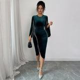 High-end Long Sleeve Dress Women's Clothing