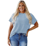 Casual Loose All-matching Round Neck Women's Short-sleeved T-shirt