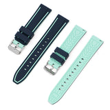 All-match 20mm Mercury Moon Two-color Silicone Strap