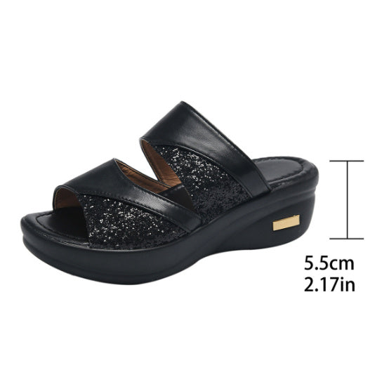 Crystal Ankle Strap Comfort Shoes Sandals Thin High Heels Shoes