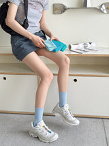 Klein Blue Socks Fashionable Mid-calf Design, Cotton Blend, Moisture-wicking, 6 Pairs,Stylish And Versatile