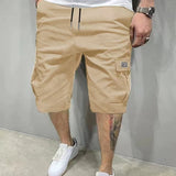 Shorts Summer Men's American Fifth Pants Overalls Korean Black