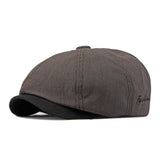 Spring And Summer Thin Breathable Octagonal Cap Male