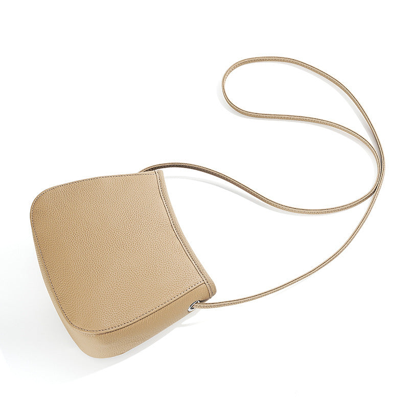 Popular Women's Trendy Versatile Cowhide Messenger Bag
