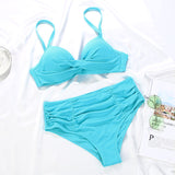 Summer Padded Triangle Cup Bikini Gym Swimsuit