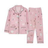 Minimally Designed Japanese Sleepwear For Women With Long Sleeves