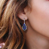 Huajie Orchid Flower Flower Earrings Female Ancient Style Artistic