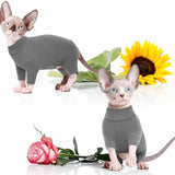 Sphynx Cats Sweater Turtleneck Hairless Cat Shirt Soft And Warm Kitten Clothes With Sleeves Pullover Pet Winter Pajamas Jumpsuit For Cat Puppy