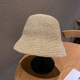 Women's Summer Thin Beach Sun-proof Straw Hat