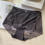 Three Pcs Boxed Women's High Waist Lace Panties