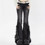 Fashion American Slightly Flared Jeans Women