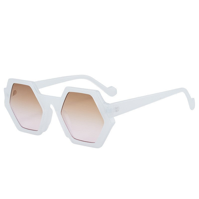 Fashion Polygonal Sunglasses Men's And Women's Cross-border Sun Glasses