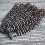 Human Hair Bundles Deep Wave Extensions, Natural Color