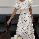 Fashion Trend Polyester Fiber Women's Dress