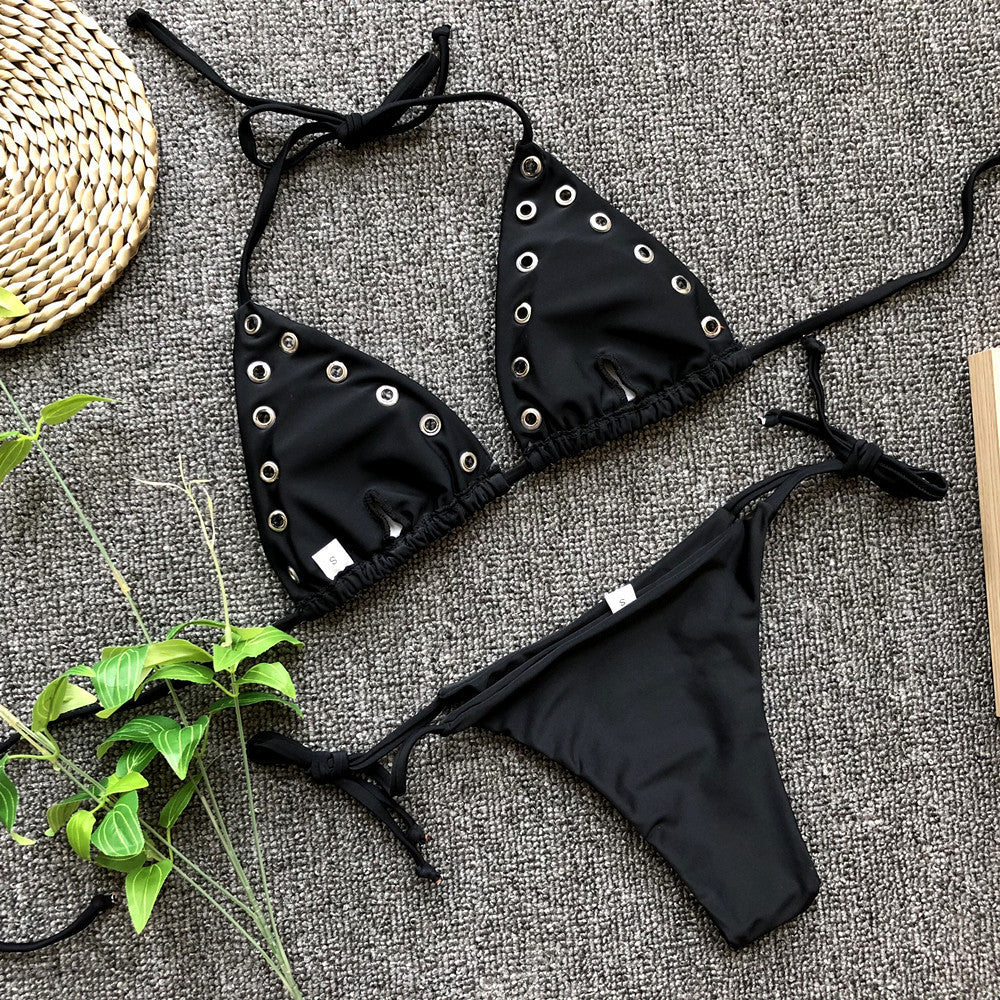 Five-eyed ladies swimsuit