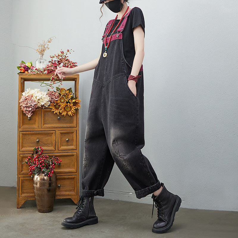 Women's Korean Version Of The New Jean Suspenders Summer