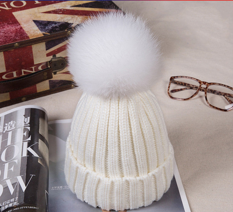 Fur ball fur hat