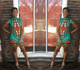 Sexy tight South American style African high elastic print Slim bag hip dress women's clothing